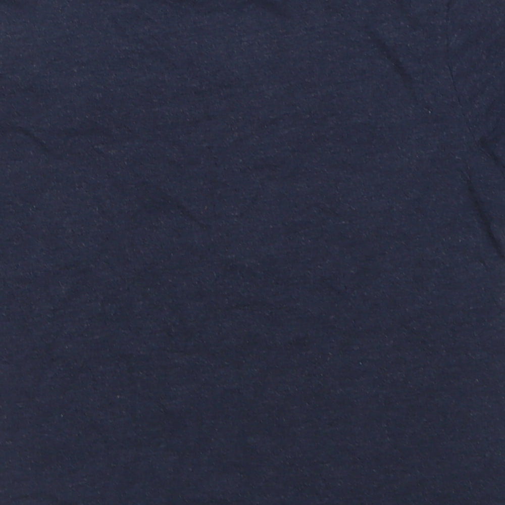 Gap Boys Blue  Cotton Basic T-Shirt Size 6-7 Years Crew Neck Pullover - Marvel