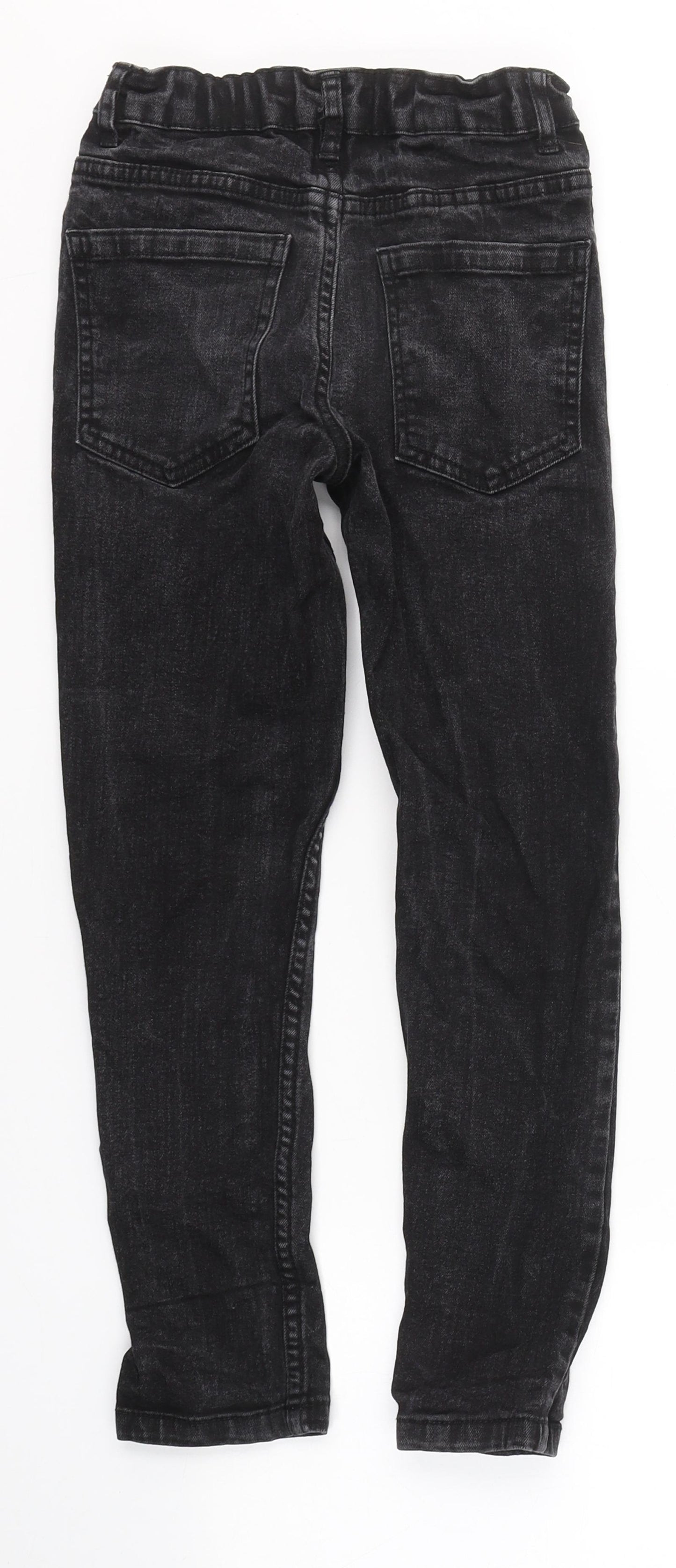 365 Denim Boys Black  Cotton Skinny Jeans Size 8-9 Years  Regular