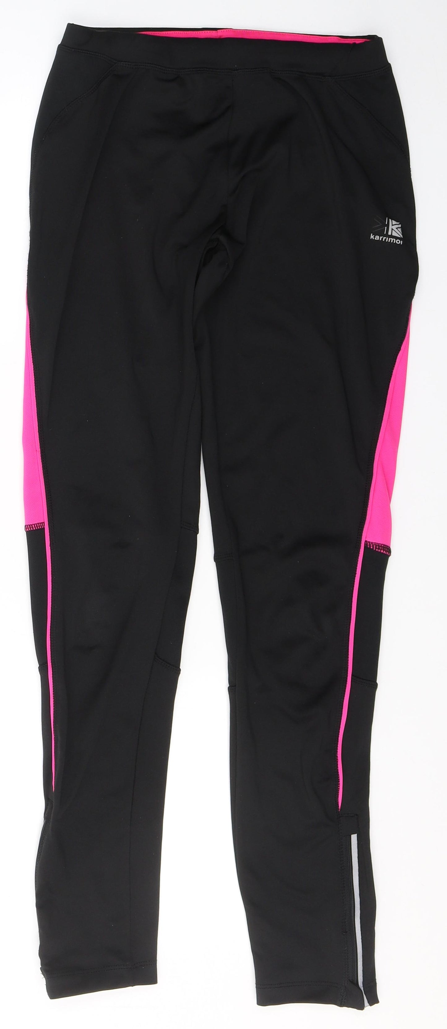 Karrimor Womens Black  Polyester Compression Leggings Size 12 L29 in Regular