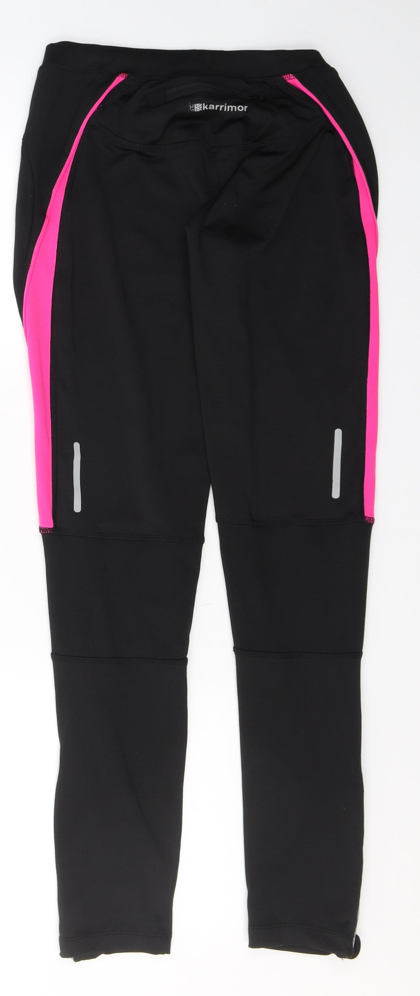 Karrimor Womens Black  Polyester Compression Leggings Size 12 L29 in Regular