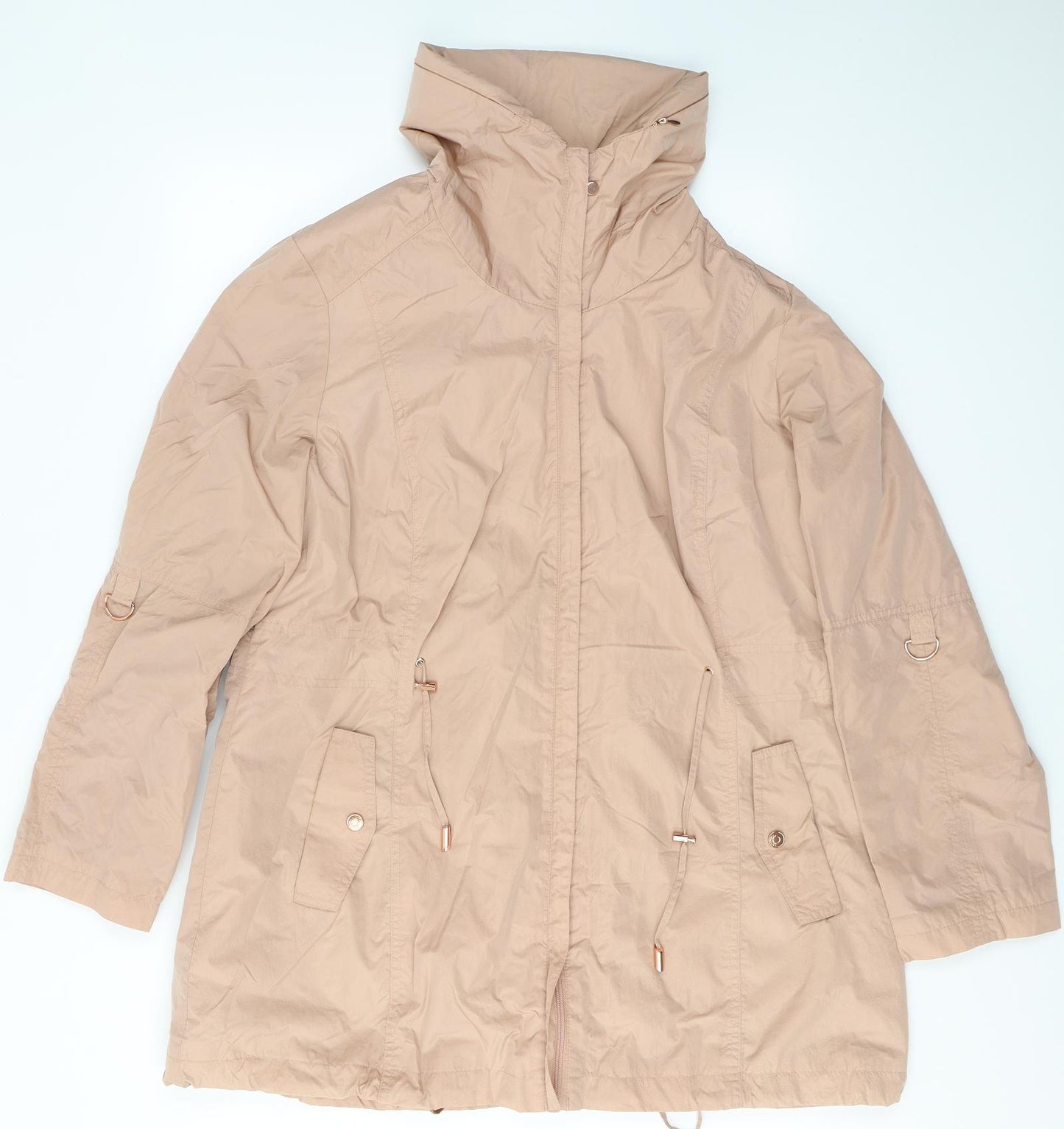 Klass Womens Pink   Rain Coat Jacket Size 20  Zip
