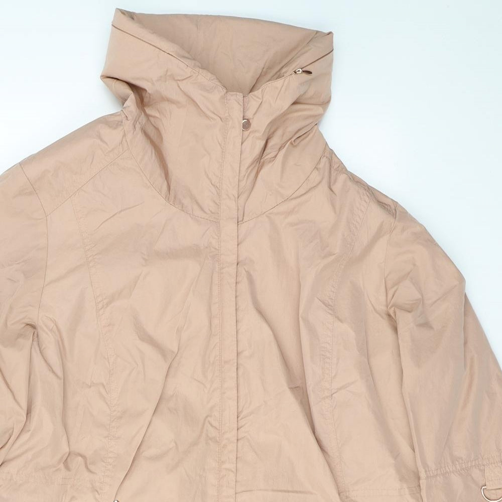 Klass Womens Pink   Rain Coat Jacket Size 20  Zip