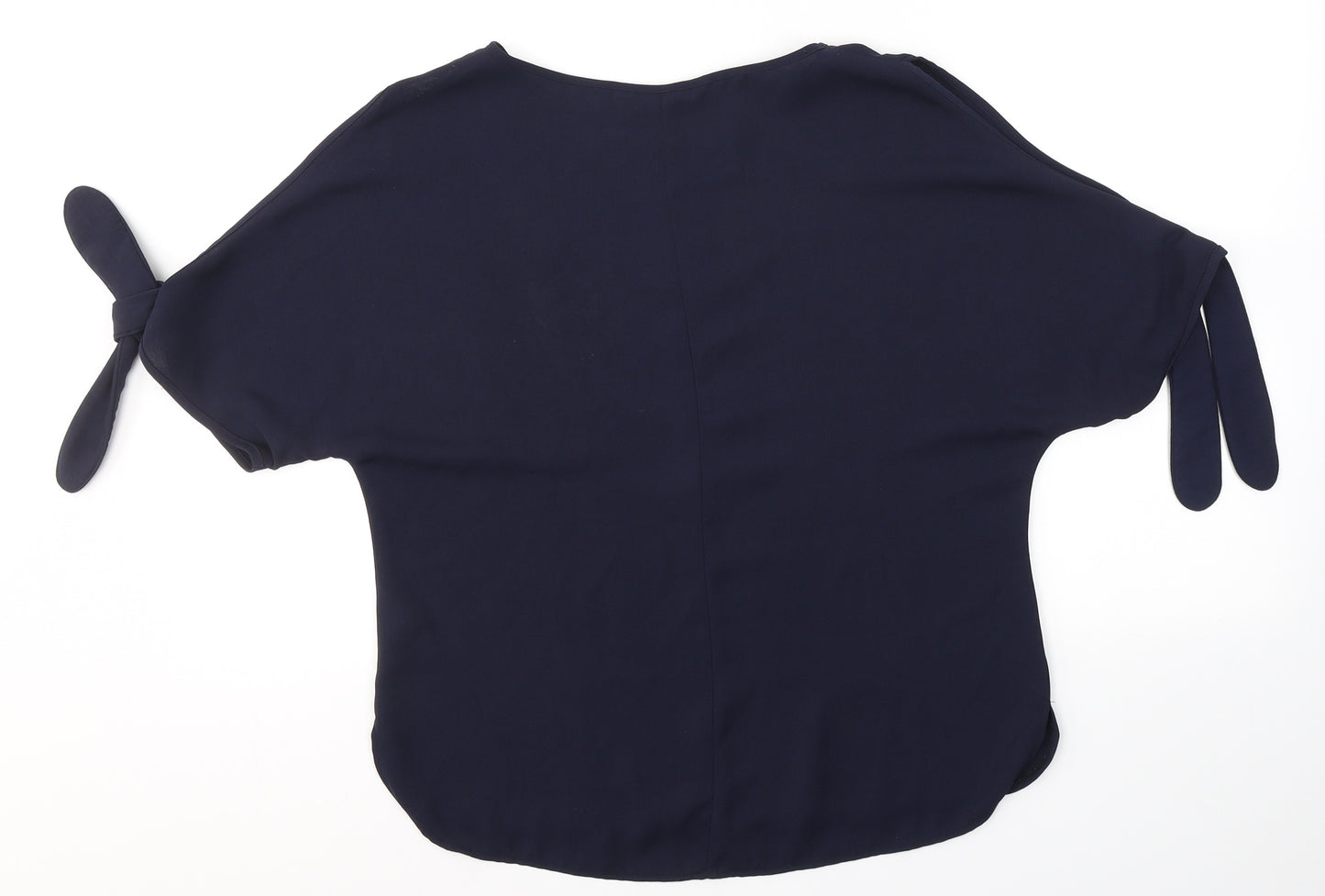 Dunnes Stores Womens Blue  Polyester Camisole Blouse Size 10 Round Neck