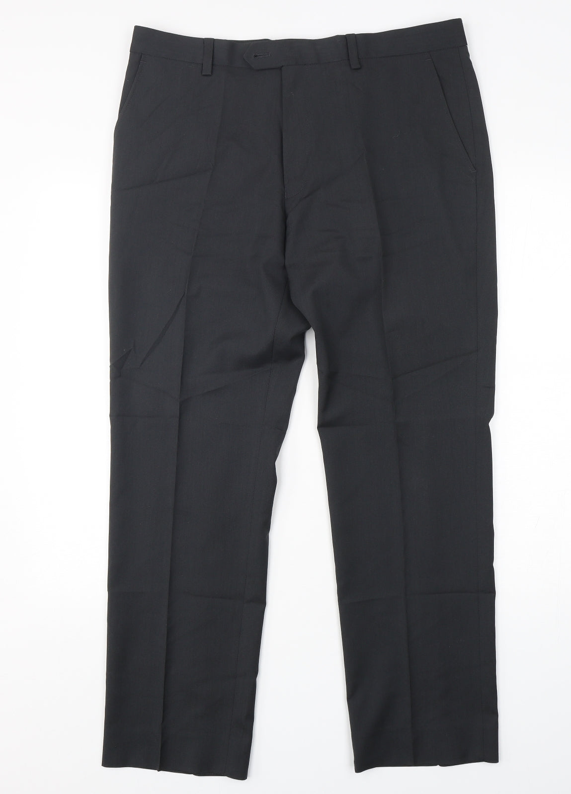 NEXT Mens Grey  Polyester Trousers  Size 34 L29 in Regular