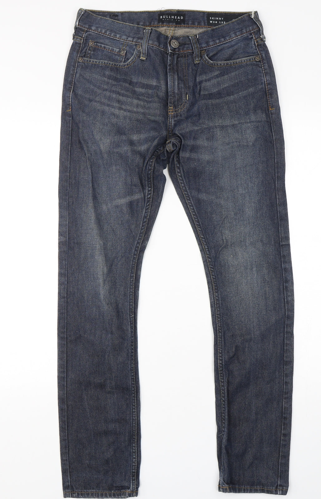 Bullhead Womens Blue  Cotton Skinny Jeans Size 30 L32 in Regular