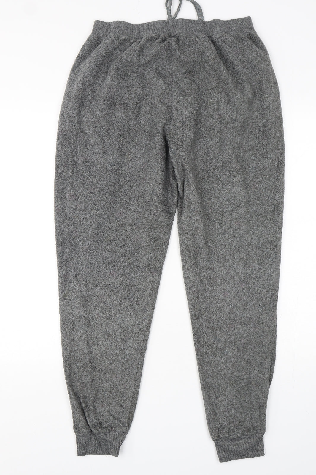 F&F Womens Grey Solid Polyester  Pyjama Pants Size L