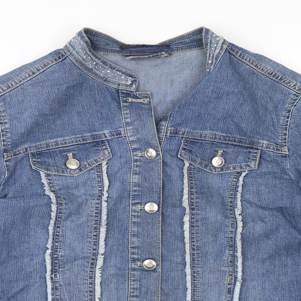Betty Barclay Womens Blue   Jacket  Size 14  Button