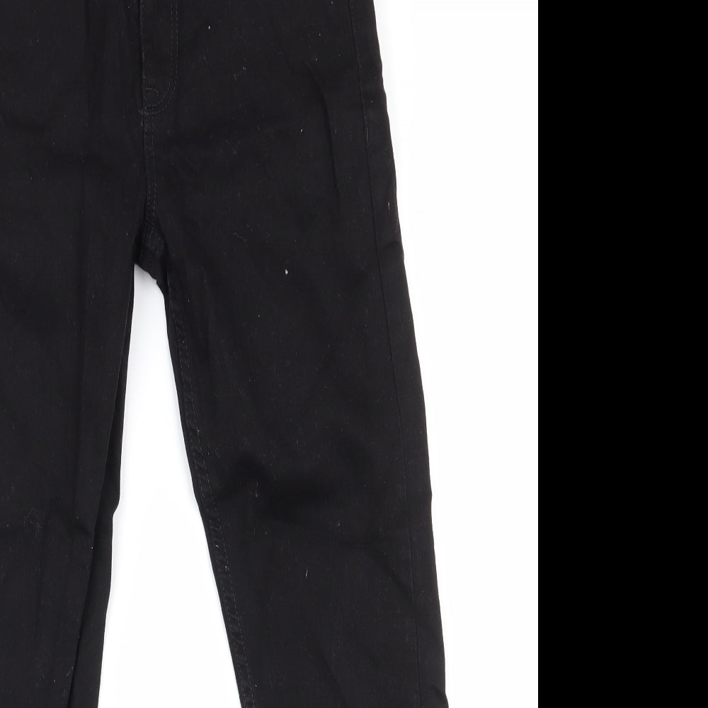 NEXT Boys Black  Cotton Skinny Jeans Size 10 Years  Regular Zip