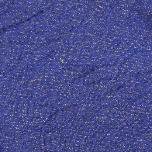 Atmosphere Womens Blue Round Neck  Acrylic Pullover Jumper Size 14