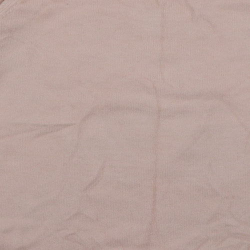 Lucy Sparks Womens Pink Round Neck  Viscose Pullover Jumper Size S