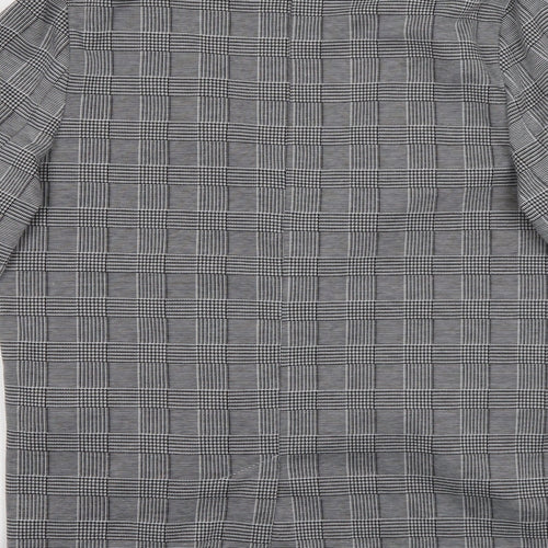 New Look Womens Grey  Polyester Jacket Blazer Size 8