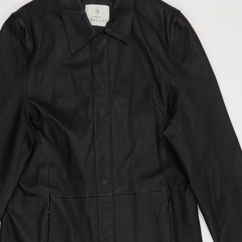Modern Classics Womens Black   Jacket Coat Size M