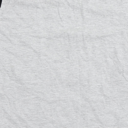 Urban Outlaws Boys Grey  Cotton Basic T-Shirt Size 7-8 Years Round Neck Pullover - Evolution