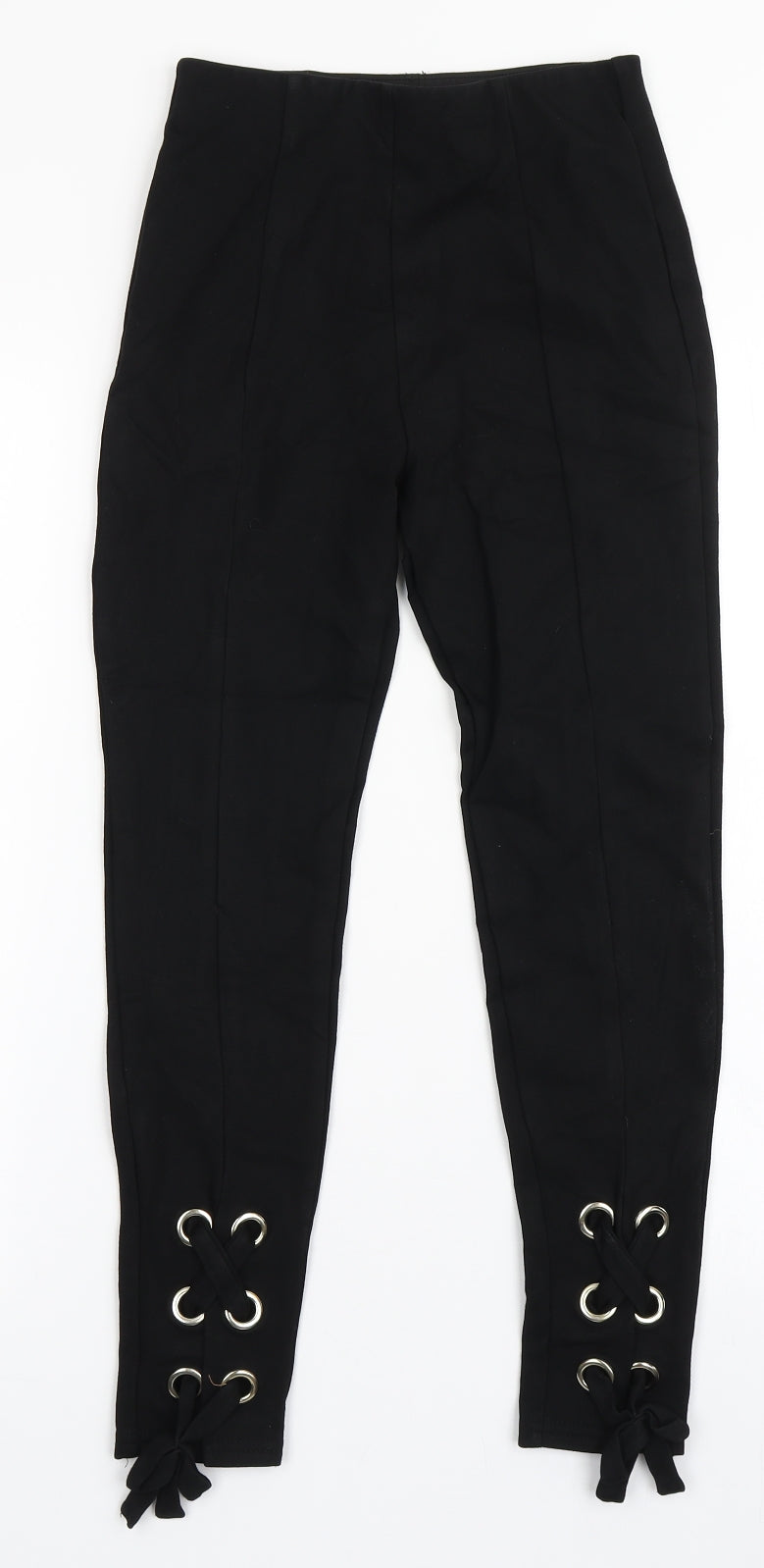 River Island Girls Black  Viscose Dress Pants Trousers Size 10 Years  Regular Pullover - Legging