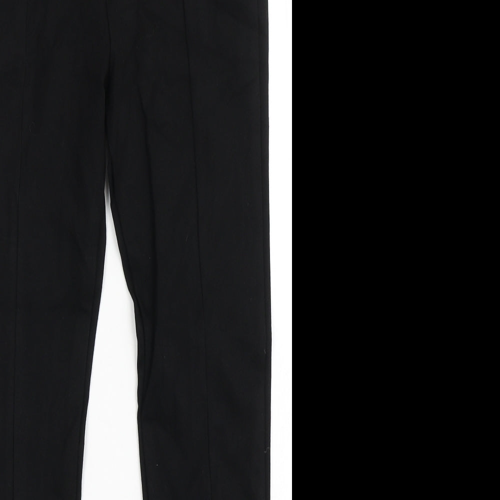 River Island Girls Black  Viscose Dress Pants Trousers Size 10 Years  Regular Pullover - Legging