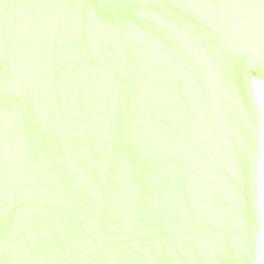 Matalan Boys Yellow  Cotton Basic T-Shirt Size 4 Years Round Neck Pullover - Gaming