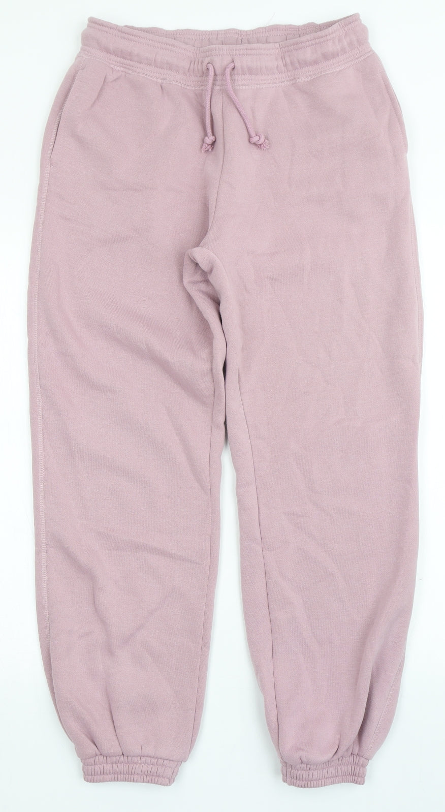 Primark Womens Pink  Polyester Jogger Trousers Size S L28.5 in Regular Drawstring