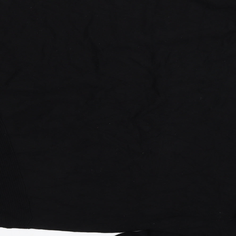 Yours Womens Black  Viscose Jumper Dress  Size 22  Round Neck Pullover
