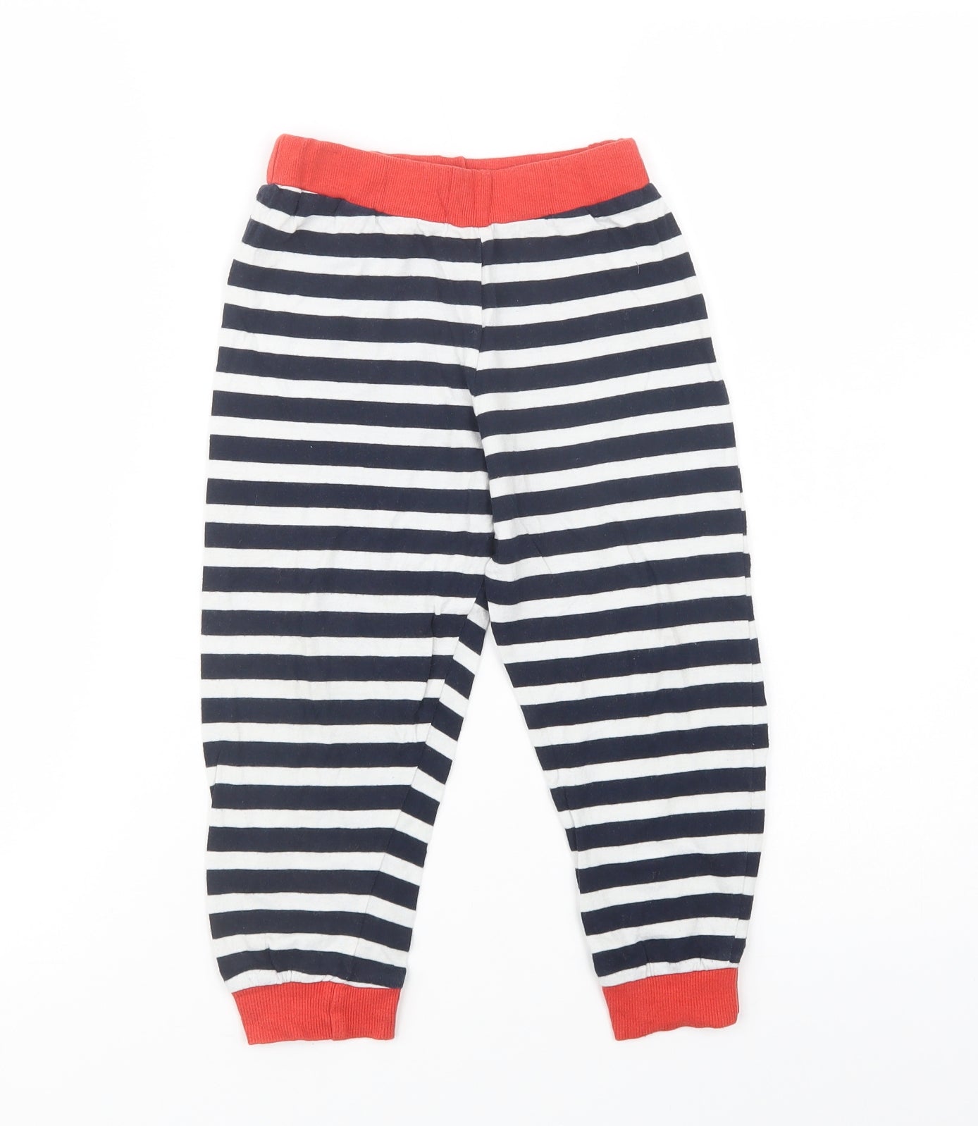 Dunnes Stores Boys Blue Striped Cotton  Pyjama Pants Size 3-4 Years