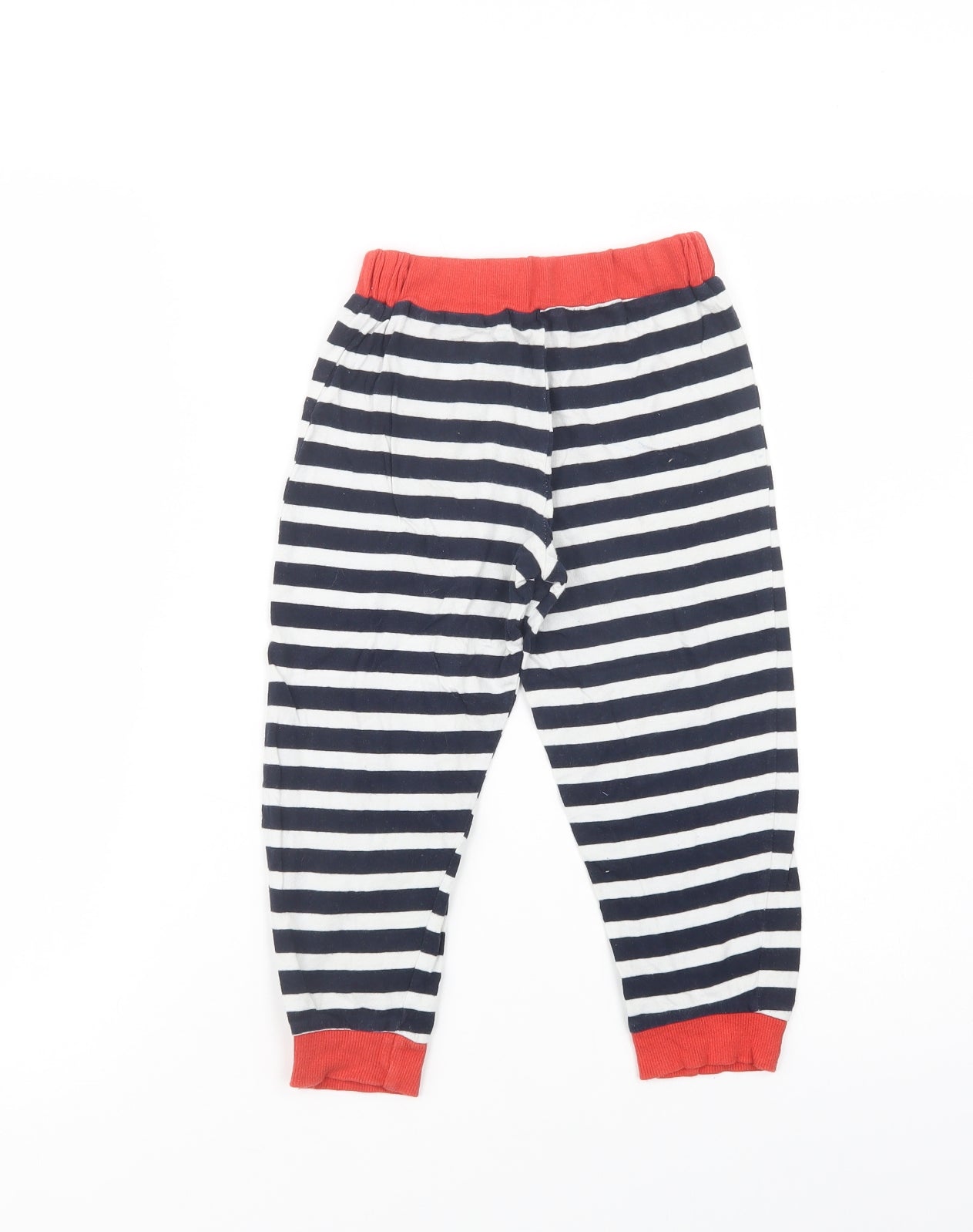 Dunnes Stores Boys Blue Striped Cotton  Pyjama Pants Size 3-4 Years