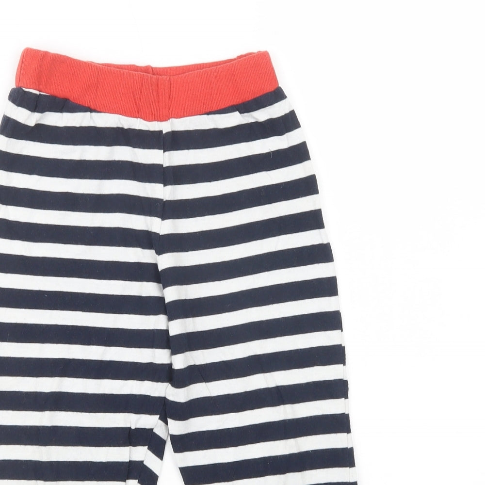 Dunnes Stores Boys Blue Striped Cotton  Pyjama Pants Size 3-4 Years