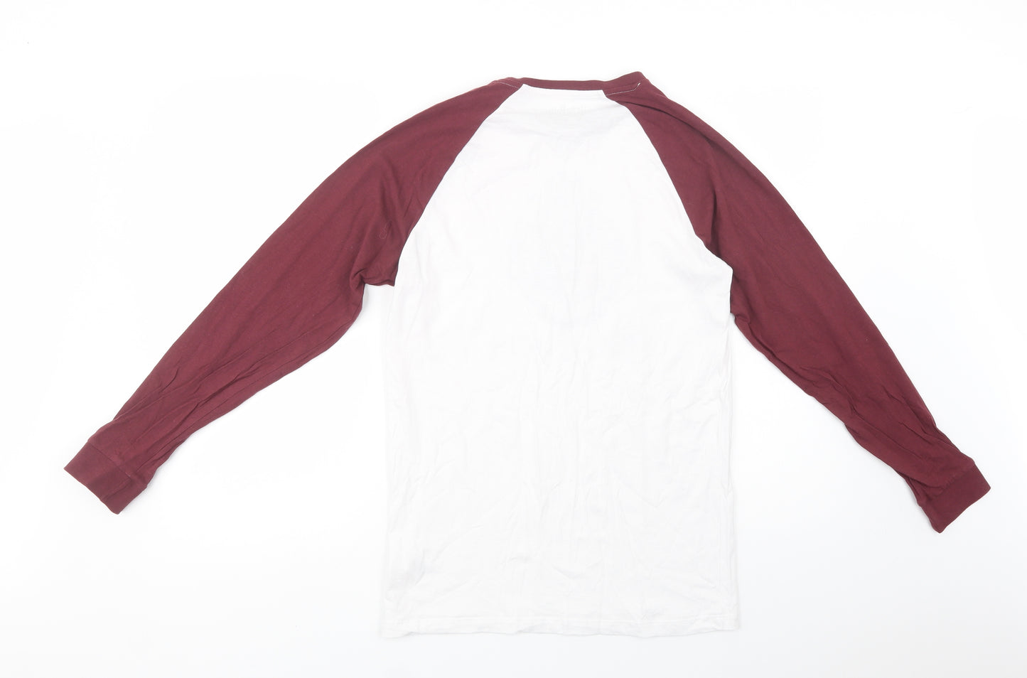Primark Mens White Colourblock Cotton  Pyjama Top Size S  Pullover - Harry Potter