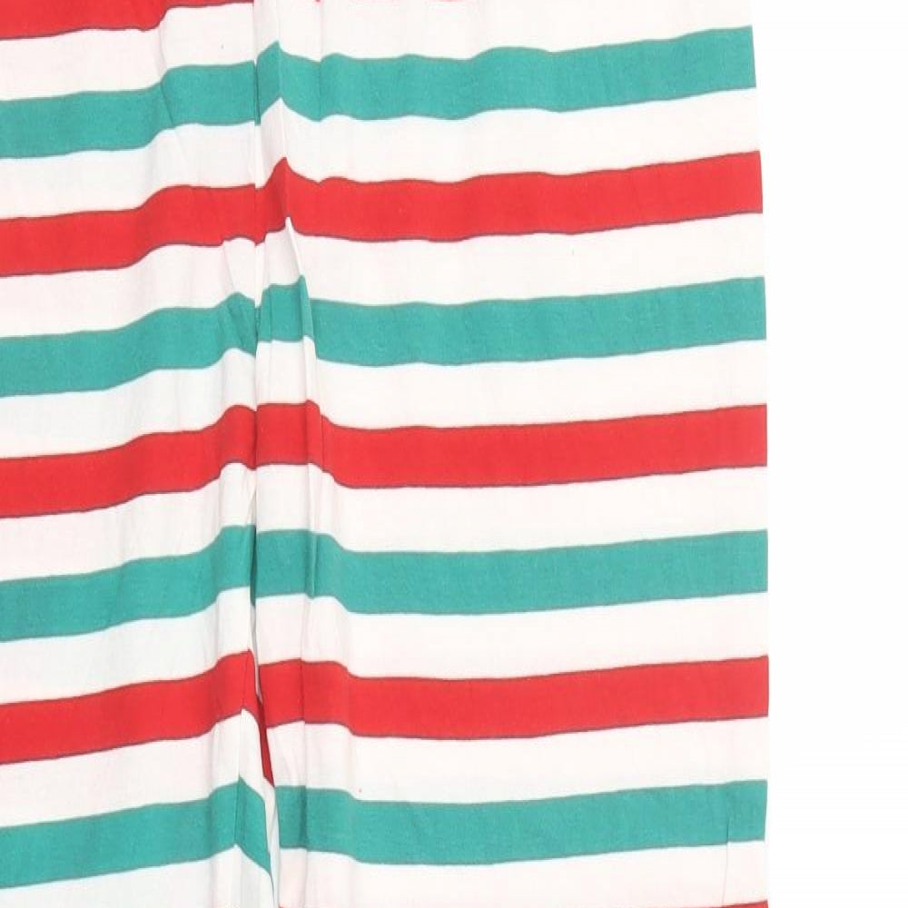 Primark Mens Multicoloured Striped Cotton  Pyjama Pants Size XS  Drawstring