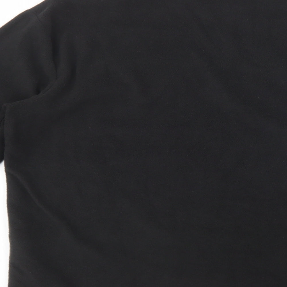 Regatta Mens Black  Polyester Henley Sweatshirt Size M