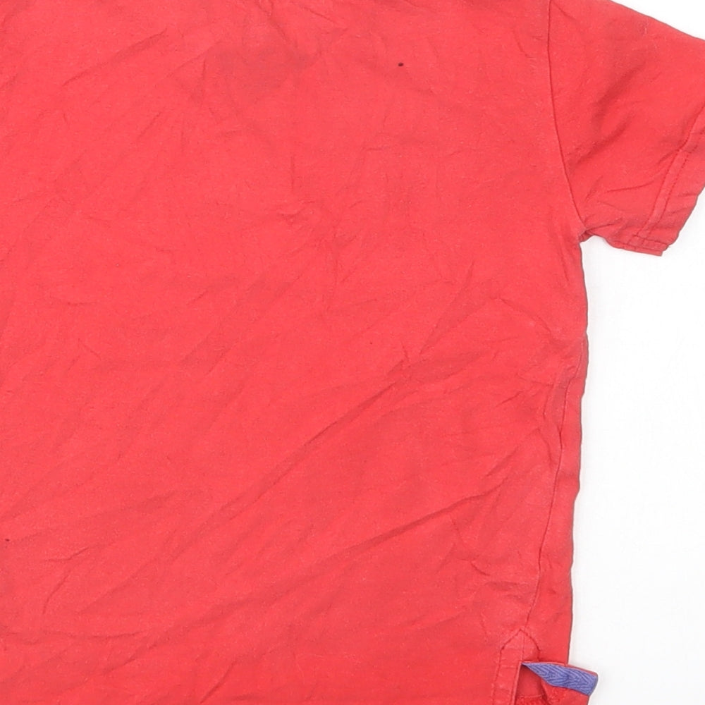 Dunnes Stores Girls Red  Cotton Pullover T-Shirt Size 3-4 Years Crew Neck Pullover - Paw Patrol