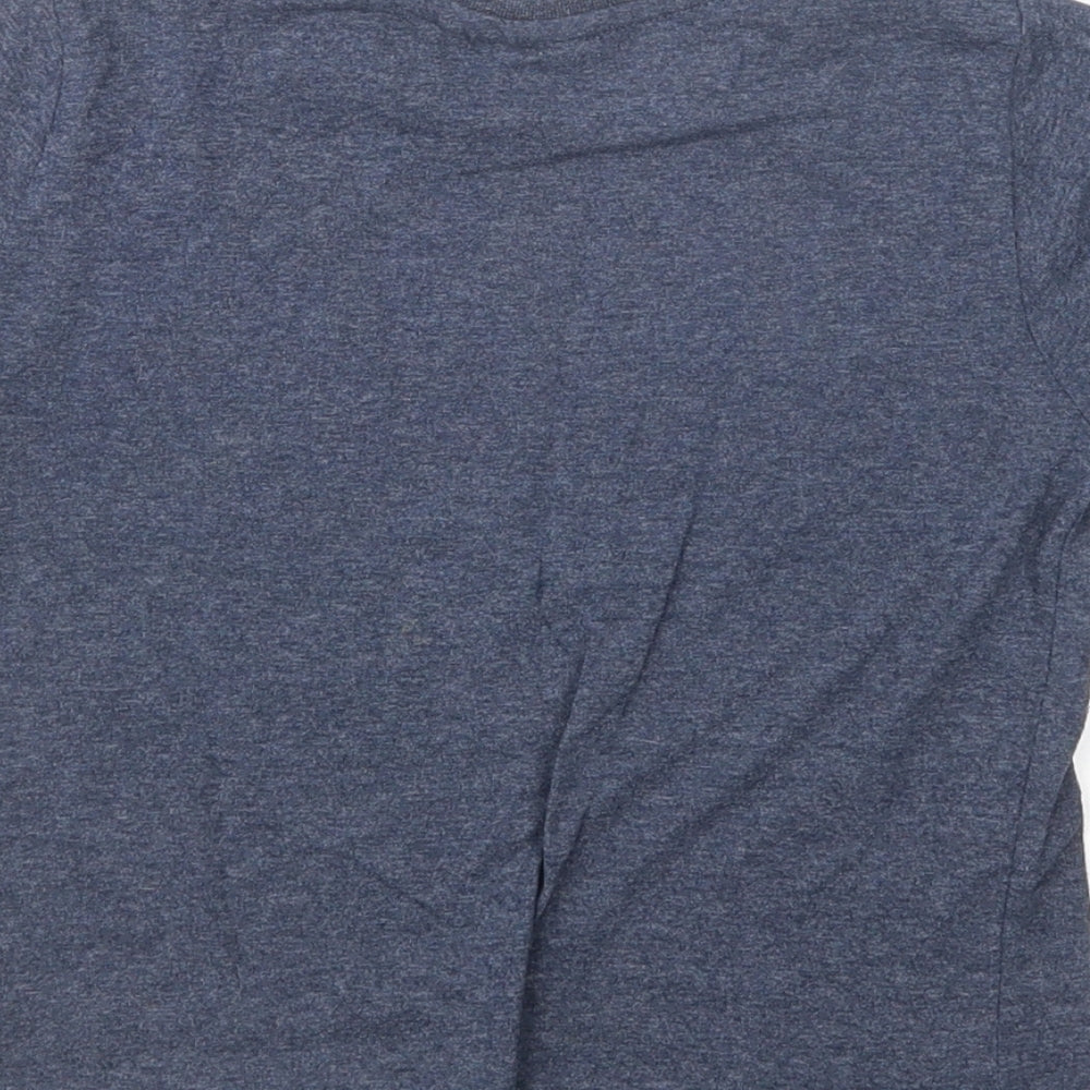 Primark Boys Blue  Cotton Pullover T-Shirt Size 4-5 Years Crew Neck Pullover - Marvel