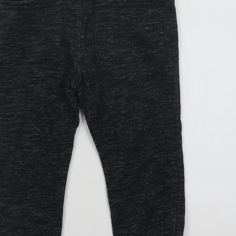 F&F Boys Grey  Cotton Jogger Trousers Size 3-4 Years  Regular Drawstring