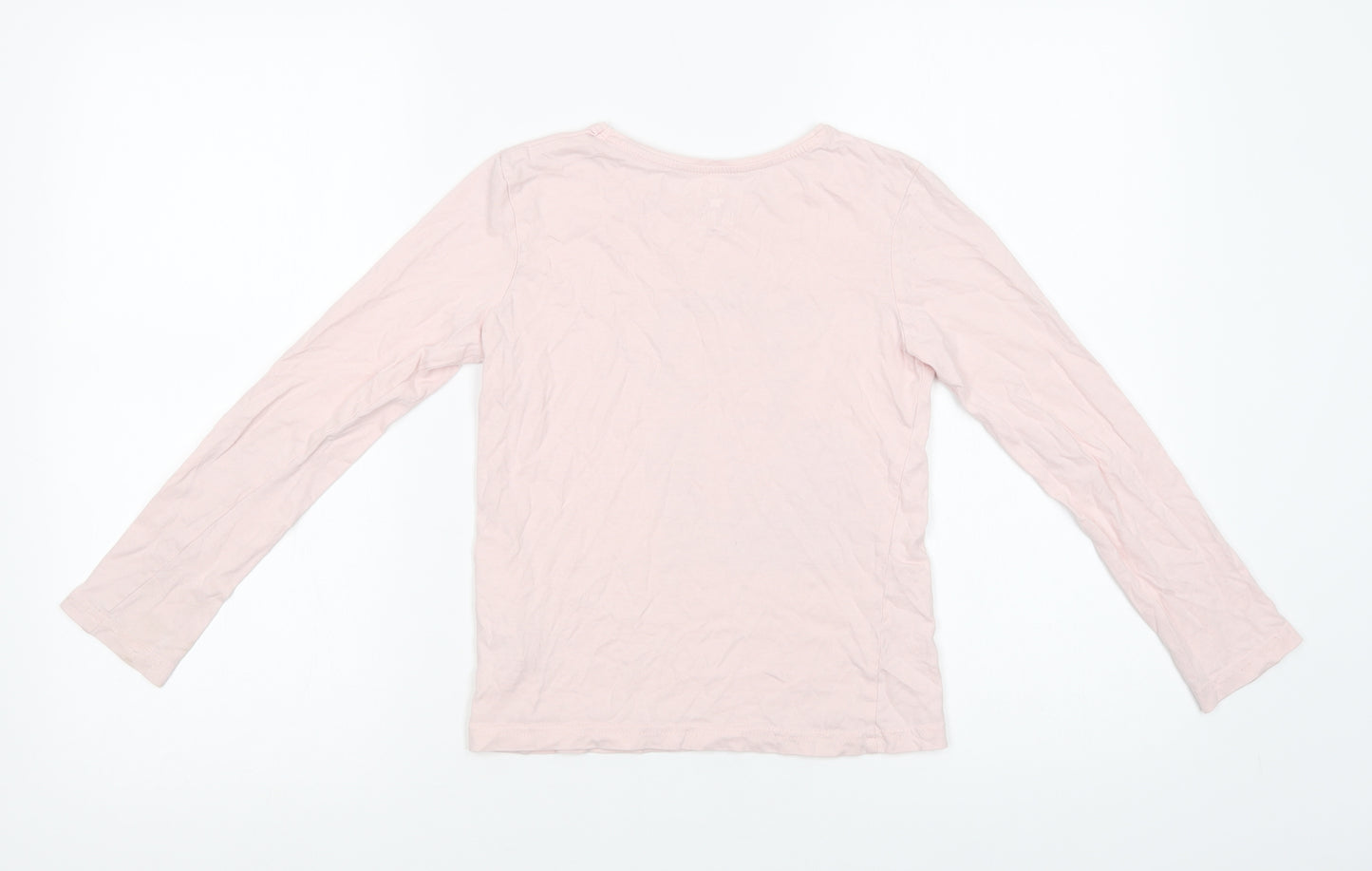 Primark Girls Pink  Cotton Basic T-Shirt Size 9-10 Years Crew Neck Pullover - Make A Wuish