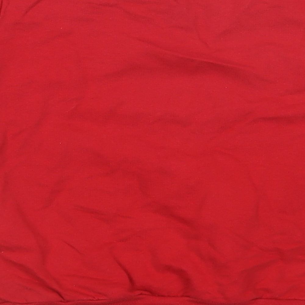 Smart Start Boys Red  Cotton Pullover Sweatshirt Size 4-5 Years  Pullover - School Wear