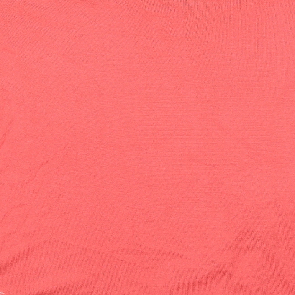 Joules Womens Pink Crew Neck  Acrylic Pullover Jumper Size XL