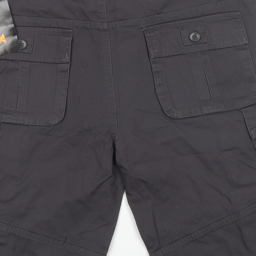 LL X Mens Grey  Cotton Cargo Shorts Size 40 L14 in Regular Button