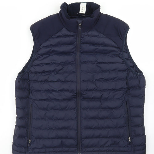 DECATHLON Boys Blue   Gilet Coat Size XL  Zip