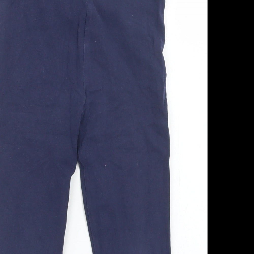 George Girls Blue  Cotton Jogger Trousers Size 4-5 Years  Regular  - Sausage Dog Leggings