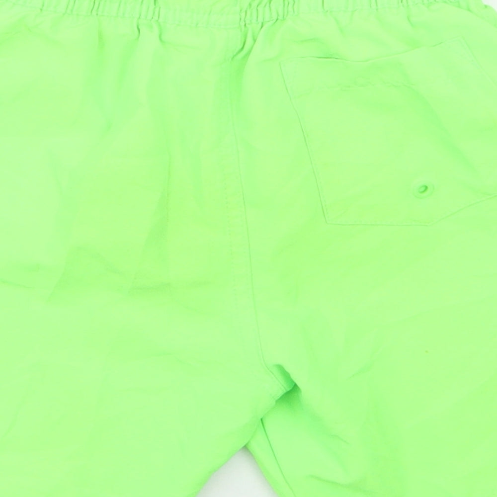 F&F Boys Green  Polyester Utility Shorts Size 8-9 Years  Regular Drawstring - Board Shorts