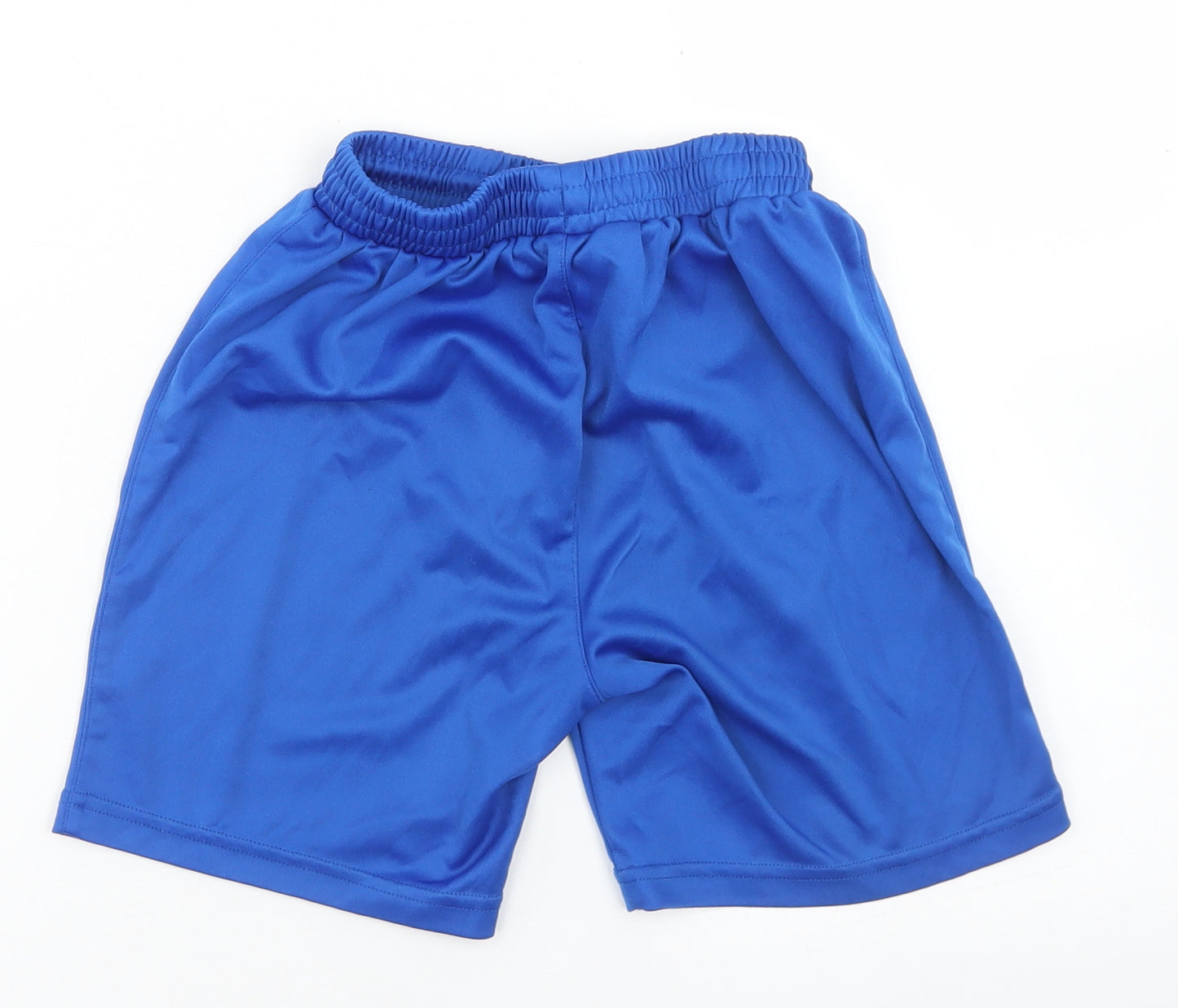Uhlsport Boys Blue  Polyester Sweat Shorts Size 10-11 Years  Regular Drawstring