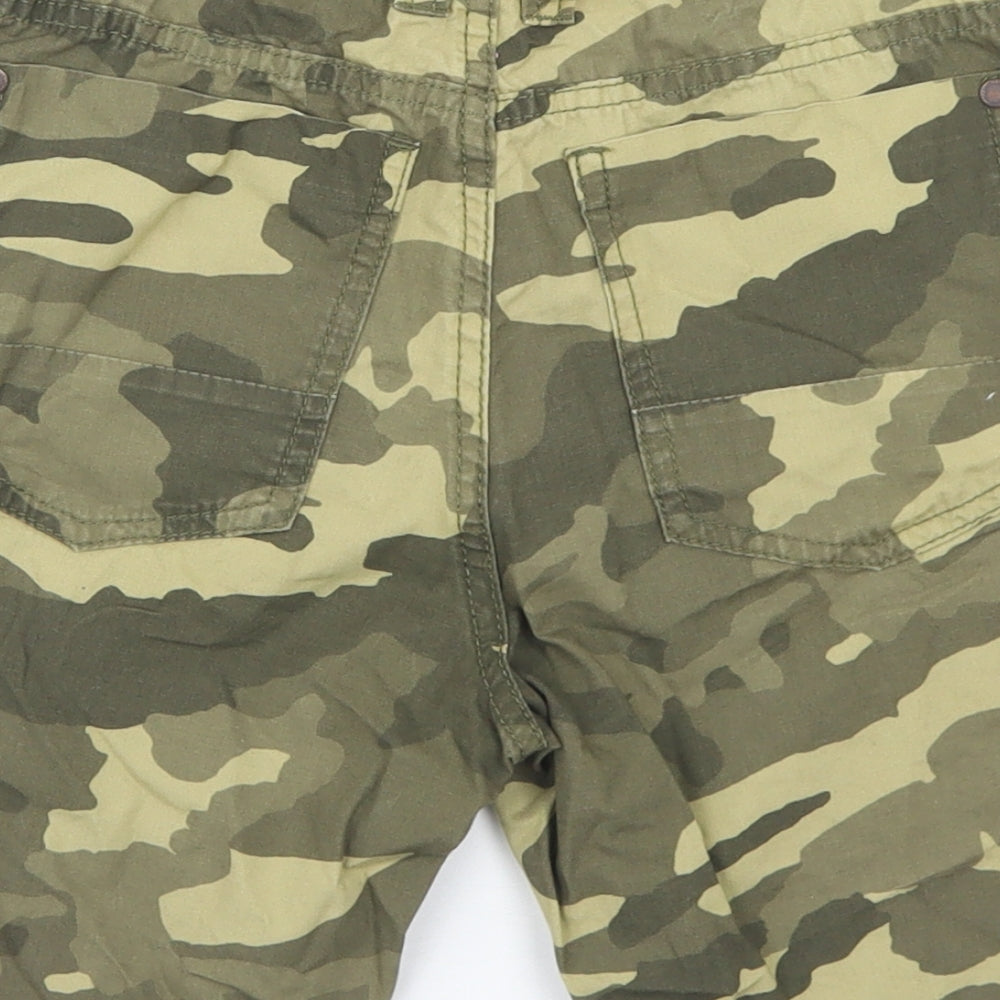 NEXT Boys Green Camouflage Cotton Chino Shorts Size 10 Years  Regular