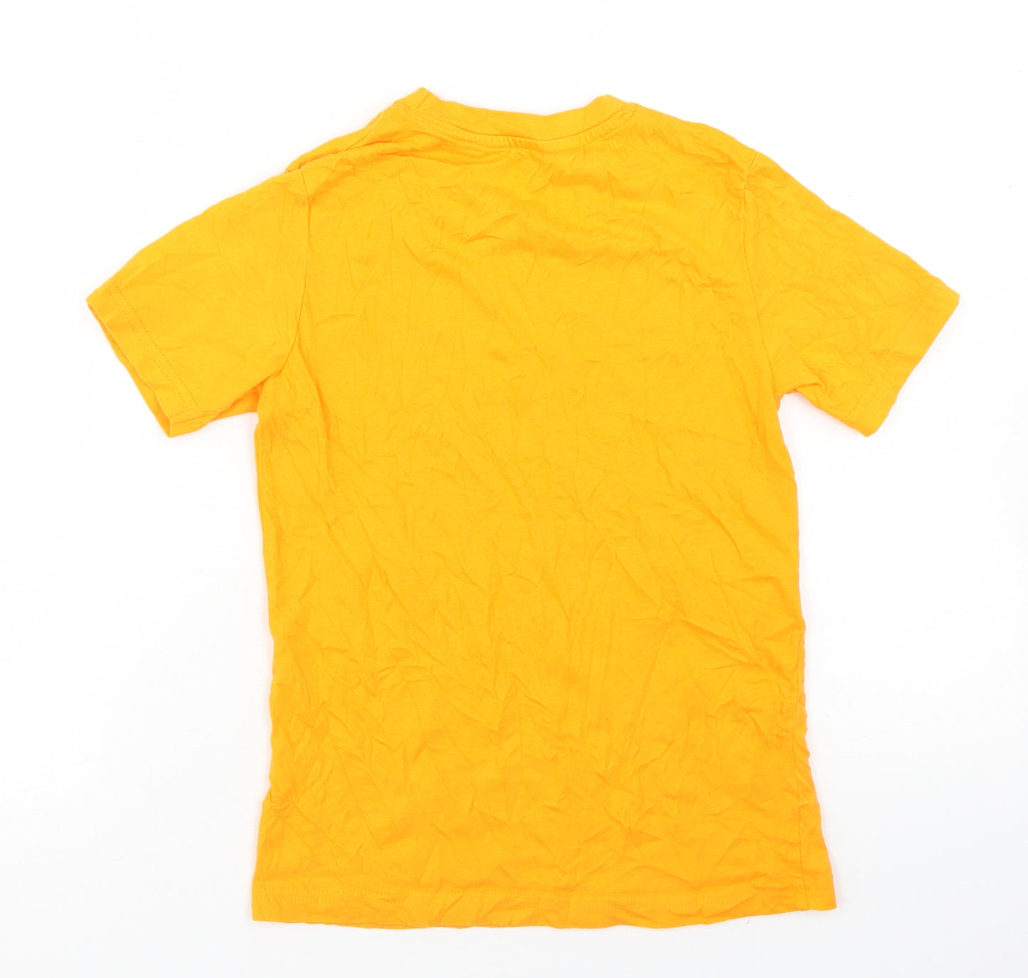 Studio Boys Orange  Cotton Basic T-Shirt Size 8-9 Years Crew Neck  - Gaming Legend