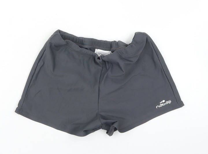 Nabaiji Girls Grey  Polyamide Hot Pants Shorts Size M  Regular Drawstring - Activewear