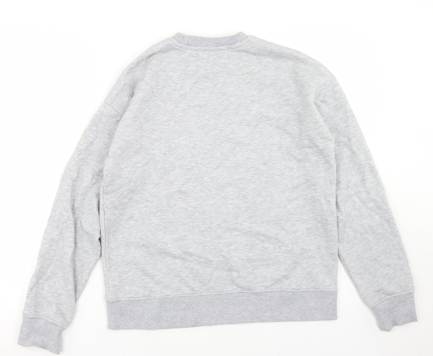 Primark Womens Grey  Cotton Pullover Sweatshirt Size 2XS