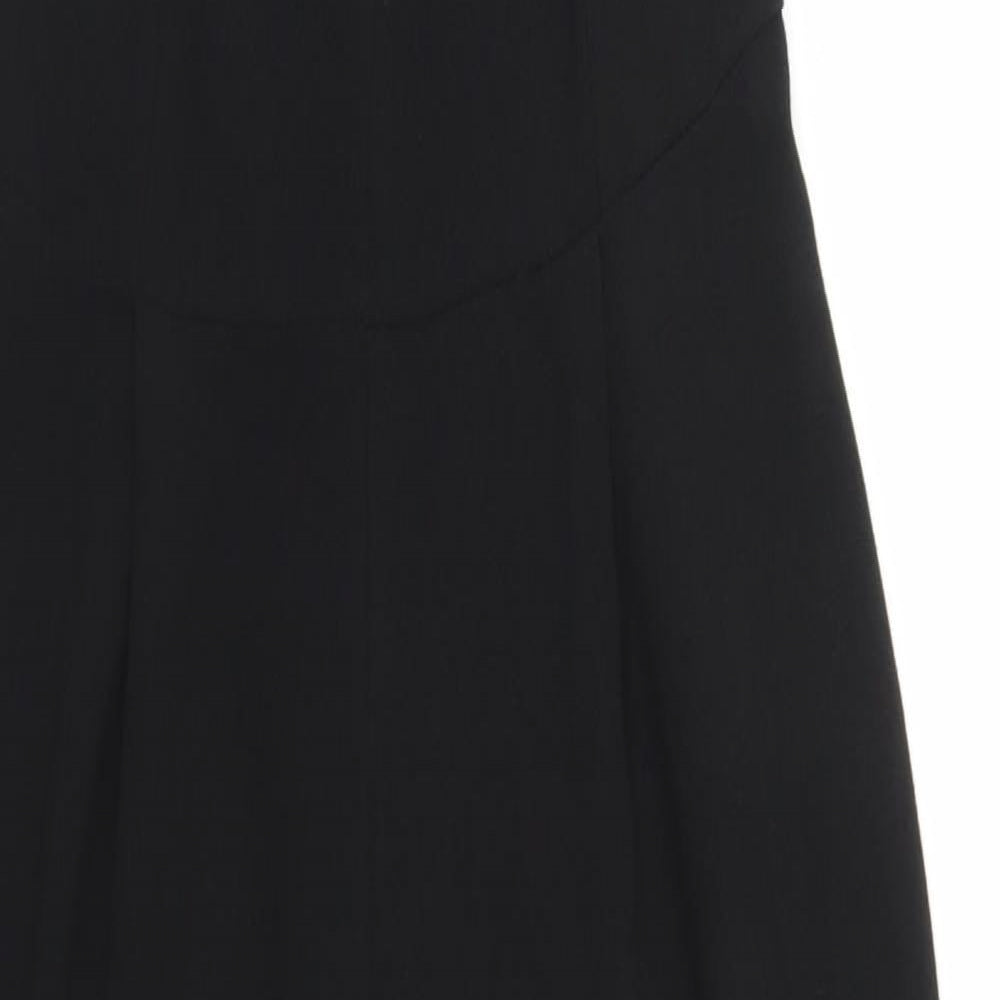 New Look Womens Black  Polyester Jumpsuit One-Piece Size 10 L25 in Zip