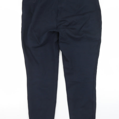 Savida Womens Blue  Viscose Dress Pants Trousers Size 14 L25 in Regular Button