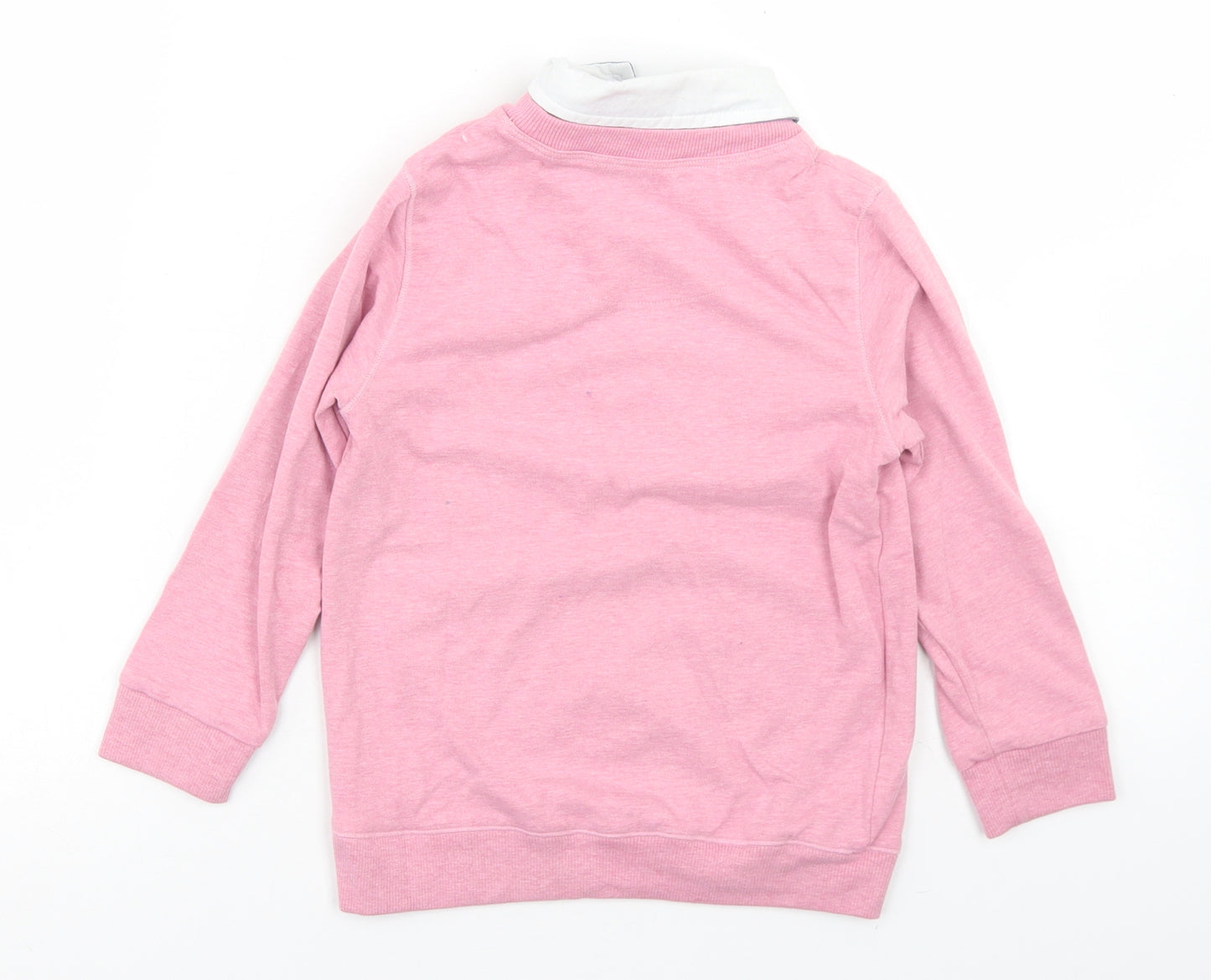 NEXT Boys Pink  Cotton Pullover Sweatshirt Size 3-4 Years   - Little Sailmaster