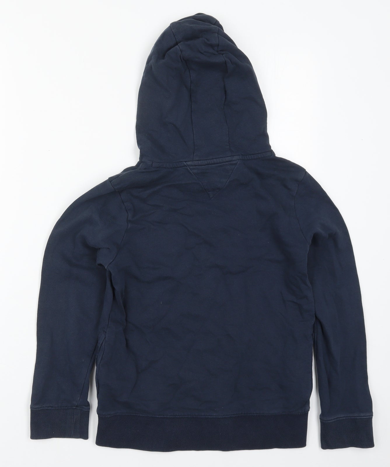 Tommy Hilfiger Boys Blue  Cotton Pullover Hoodie Size 12 Years  Pullover