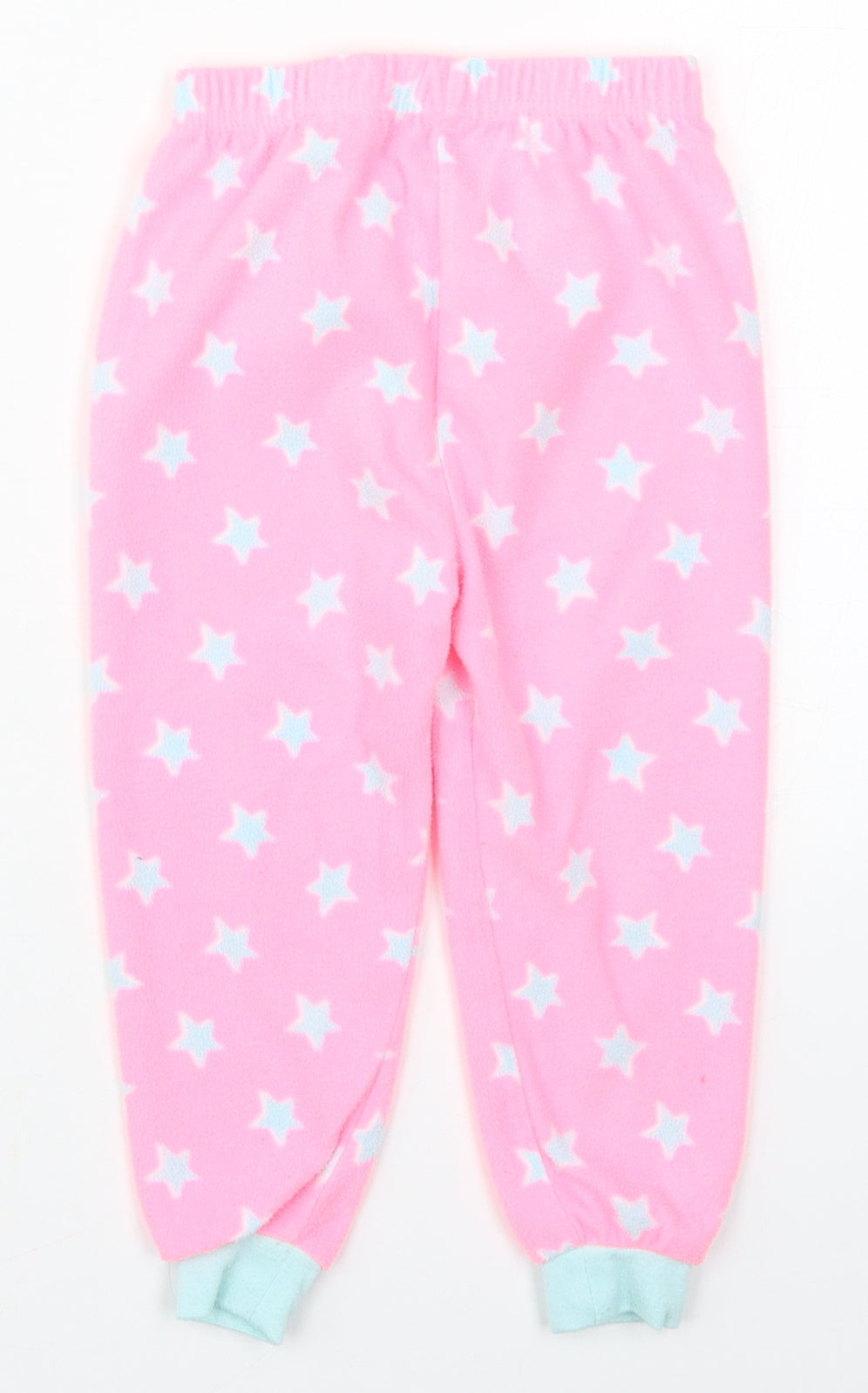 Primark Girls Pink Geometric Polyester Sweatpants Trousers Size 2-3 Years  Regular  - Stars Pyjama Pants