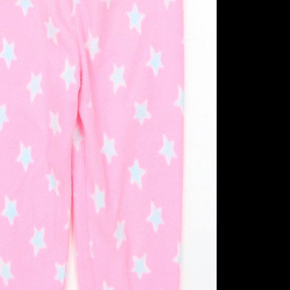 Primark Girls Pink Geometric Polyester Sweatpants Trousers Size 2-3 Years  Regular  - Stars Pyjama Pants