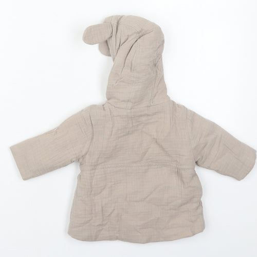 NEXT Girls Brown   Jacket  Size 3-6 Months   Button